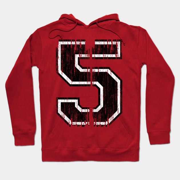 Varsity Sports Letter 5 Hoodie by Adatude